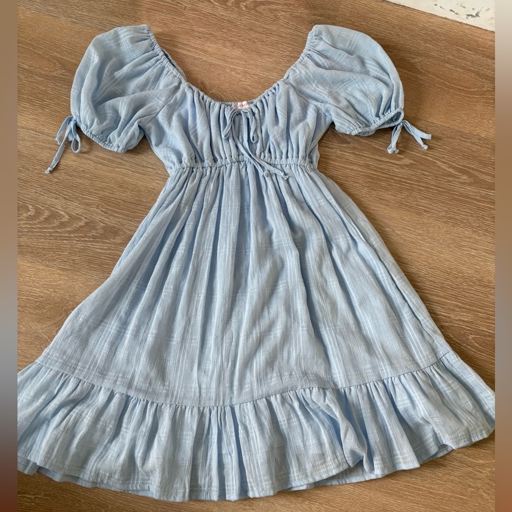 Light Blue Honey & Sparkle Dress